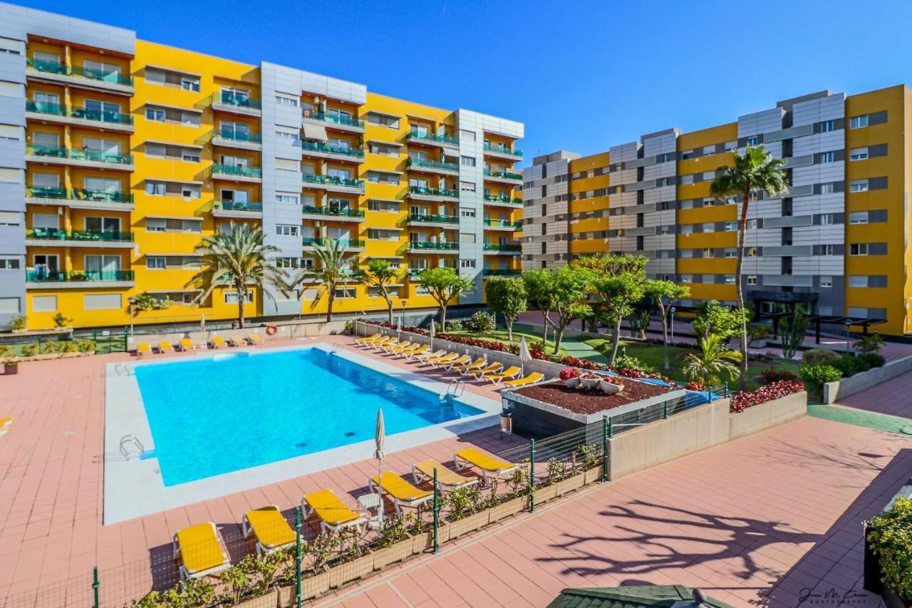 Flatguest Ramblas Golf 6C - Parking + Pool + Gym Лас Палмас де Гран Канария Екстериор снимка